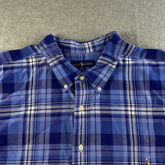 Polo Ralph Lauren Shirt Mens Size Unknown Classic-Fit Multi Oxford Long Sleeve - Picture 5 of 11